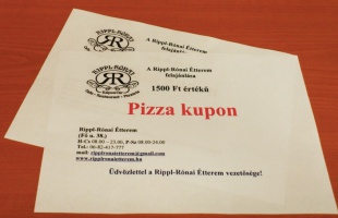 Nyerjen nálunk pizza kupont!