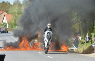 Kaposszerdahely fogadta a motoros találkozó résztvevőit