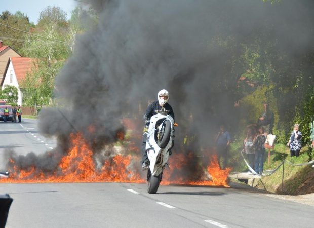 Kaposszerdahely fogadta a motoros találkozó résztvevőit