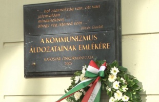 A kommunizmus áldozataira emlékeztek