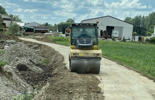 Már építik a Kaposújlakot Kaposmérővel összekötő bicikliutat