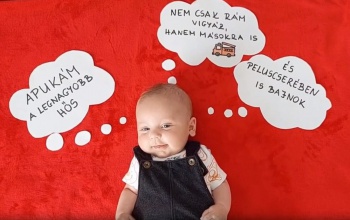 Cuki videóval ünnepelték az édesapákat a tűzoltók gyermekei