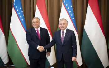 Orbán Viktor Üzbegisztán elnökével tárgyalt - Folytatódik a magyar-üzbég együttműködés