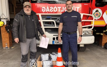 Felszereléseket kaptak a somogyi önkéntes tűzoltó egyesületek