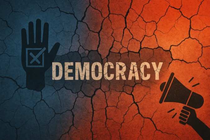 Egyoldalú, igazi demokrácia