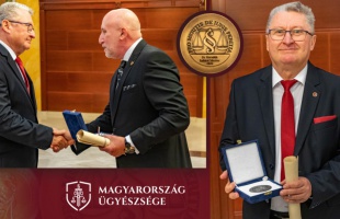 Elismerésben részesült dr. Horváth Szilárd Sándor Somogy megyei főügyész