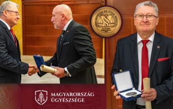 Elismerésben részesült dr. Horváth Szilárd Sándor Somogy megyei főügyész