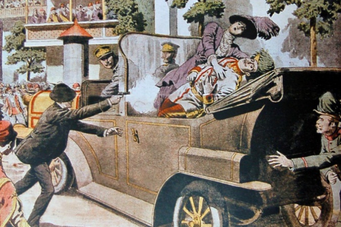 Gyász a szarajevói merénylet miatt