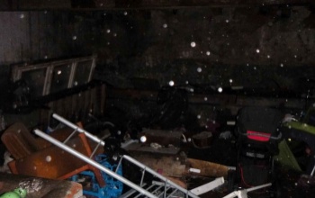 Égett egy melléképület Kadarkúton