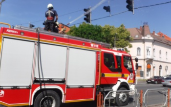 A kaposvári tűzoltók is „nagytakarítottak”