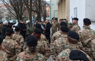 Merész katonahősére emlékezett Kaposvár