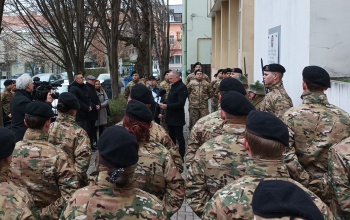 Merész katonahősére emlékezett Kaposvár
