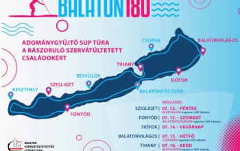 Balaton180: adománygyűjtő SUP teljesítménytúra a Balaton körül
