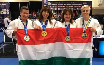 Kaposvári arany a veterán judo világbajnokságon