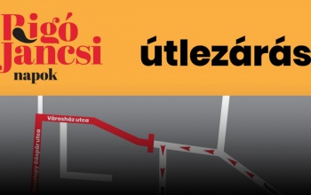 Útlezárások Kaposváron a Rigó Jancsi Napok idején