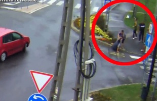 Balhé a Donnerben: a körforgalomban ütötte egymást a két család  - VIDEÓ