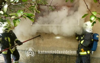 Kiégett egy lakóház Kaposváron