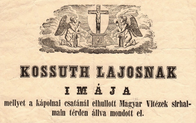 175 éves a kápolnai „Kossuth-ima”?