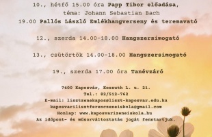 A Liszt Ferenc Zeneiskolában júniusban sem áll meg az élet