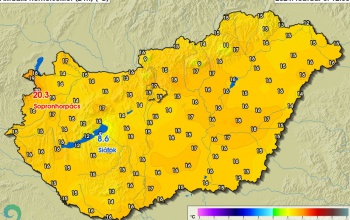 Először mértek idén 20 Celsius-fokot itthon