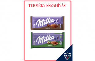 Táblás Milka csokikat hívtak vissza a forgalomból, mert nem volt rajtuk magyar leírás