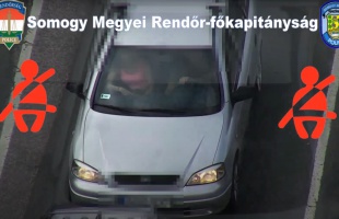 Telefonozás vezetés közben, be nem kapcsolt biztonsági öv