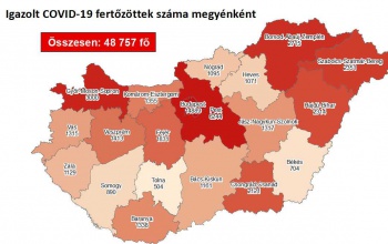 989 fővel emelkedett a beazonosított fertőzöttek száma