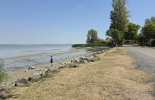 Harminc centimétert apadt a Balaton vízszintje a nyár eleje óta