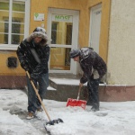 A Rádió Most és a Kapos Tv is összefogott a hó eltakarításában