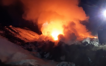 Hatalmas tűz volt a hulladéklerakóban