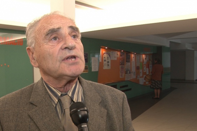 Jutasi Róbert sportújságíró kilencvenéves