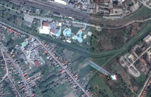 Lekapott a Google Maps egy Kaposvár felett átszálló repcsit
