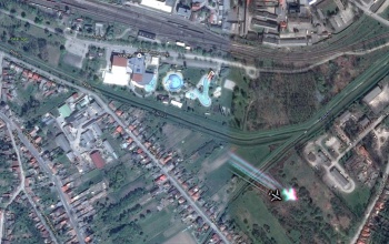 Lekapott a Google Maps egy Kaposvár felett átszálló repcsit