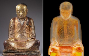 Hazaszállíttatták Budapestről a múmiát rejtő Buddha-szobrot