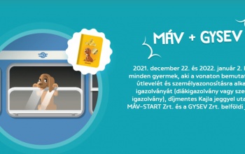 A téli szünetben is ingyen utazhatnak a gyerekek Kajla-útlevéllel