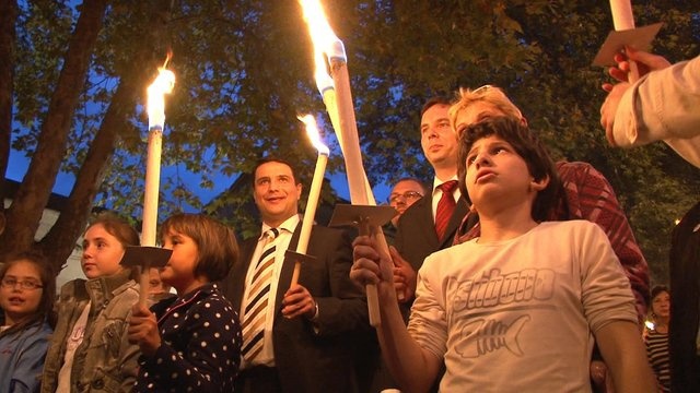 Nagy Imre emlékházánál tisztelegtek