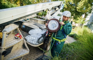 Levelet írt a kaposváriaknak Szita Károly: zajlik a város történetének legnagyobb közvilágítási fejlesztése