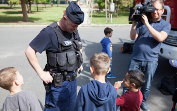 Gyereknap a siófoki rendőrségen