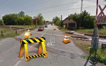 Egy időre lezárják a Pécsi utcai vasúti átjárót