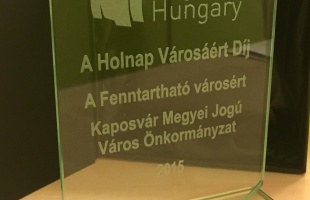 Holnap Városáért Díjat kapott Kaposvár