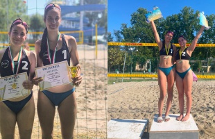 Dupla arany: strandröplabdában remekeltek Kristóf Lucáék