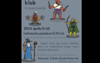 Fantasy szerepjátékokat kedvelő gyereket toboroz a bibliotéka