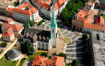 Kaposvár madártávlatból