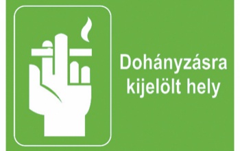 Ki kell jelölni a dohányzóhelyeket