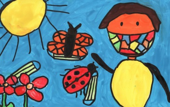 Kaposvári pedagógus: mindennapos a maszk a gyermekrajzokon