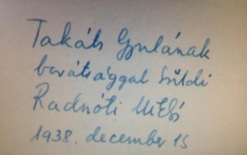 Könyvben sorakoznak Takáts Gyula dedikáltjai