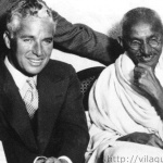 Charlie Chaplin és Ghandi