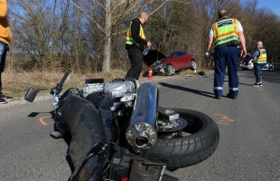 Motoros halt meg Szentbalázsnál