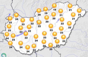 Túlnyomóan derült, napos, száraz idő várható
