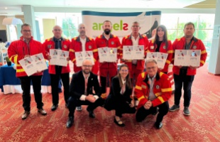 Az Országos Mentőszolgálat ismét elnyerte az Angels-díj legmagasabb, gyémánt fokozatát